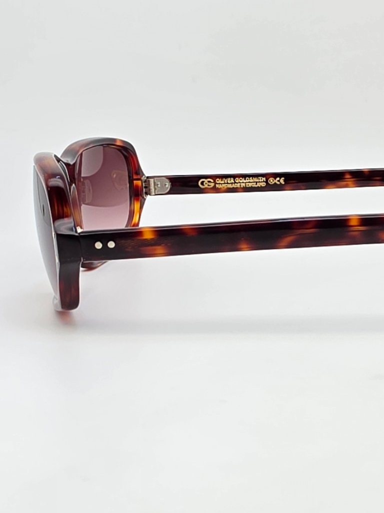 Oliver Goldsmith Albert Dark Tortoise Frame Brown Gradient Lens Sunglasses 57mm — image 3 of 8